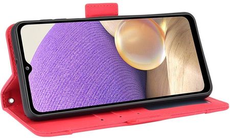 Xgsm Etui Wallet do Samsung Galaxy A32 5G Card Slot Red