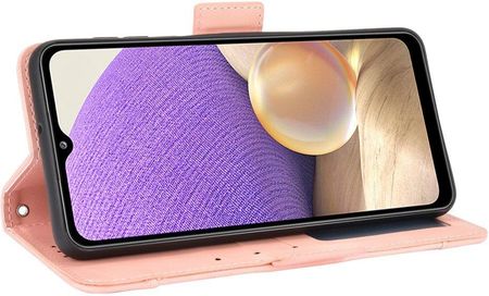 Xgsm Etui Wallet do Samsung Galaxy A32 5G Card Slot Pink