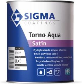 Sigma Coatings Torno Aqua Satin 2,5L Biała