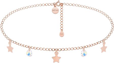 Sotho Choker z gwiazdkami z różowego złota i kryształami SWAROVSKI® CRYSTAL N2318