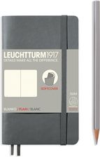 Leuchtturm1917 Notatnik Pocket (A6) Miękka Oprawa Antracytowy