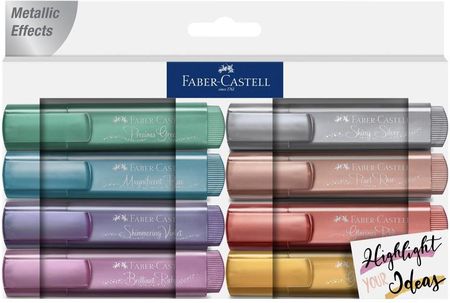 Faber Castell Zakreślacz Metaliczny Creativ Studio 1546 8 Kolorów