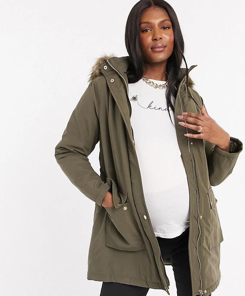 maternity parka