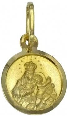 NorbiSrebro Złoty Medalik Szkaplerz Próba 585 IDRSZKAPLERZ021020