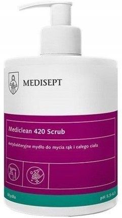 Medisept Mediclean 420 Scrub Mydło Antybakteryjne Do Mycia Rąk I Całego Ciała 500Ml