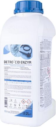 Detro Healthcare Środek Do Mycia I Dezynfekcji Narzędzi Medycznych I Endoskopów Enzymatyczny Detro Cid Enzym 2L Allepaznokcie