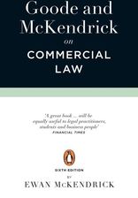 Zdjęcie Goode and McKendrick on Commercial Law 6th Edition - Kętrzyn