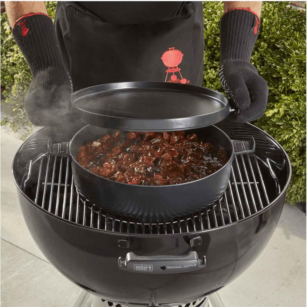 Weber Żeliwny kociołek 2w1 (8857) - zdjęcie 1 Weber Żeliwny kociołek 2w1 (8857)