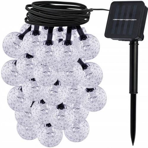 Kulki Transparentne 30LED Girlanda solarna Polux 315236 - zdjęcie 1 Kulki Transparentne 30LED Girlanda solarna Polux 315236