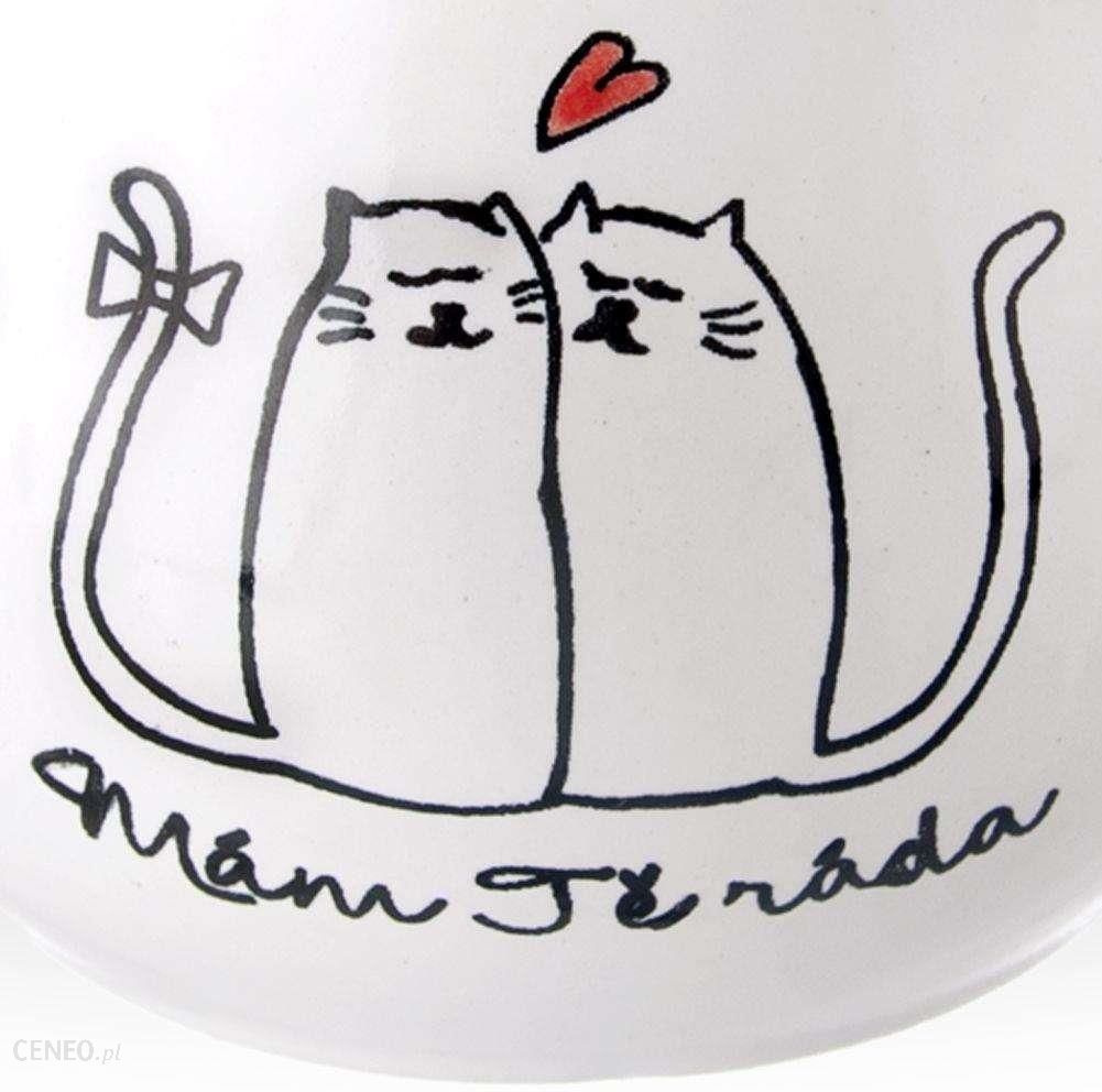 Orion Kubek Ceramiczny Koty Kotki Z Uchem 300Ml Do Kawy Herbaty