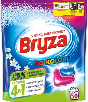 Bryza 4w1 Spring Freshness kapsułki DO KOLORU 50