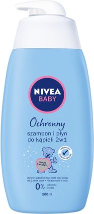 Nivea Baby Ochronny szampon i płyn do kąpieli 2w1 500ml