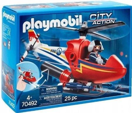 Playmobil 70492 City Action Helikopter Strażacki