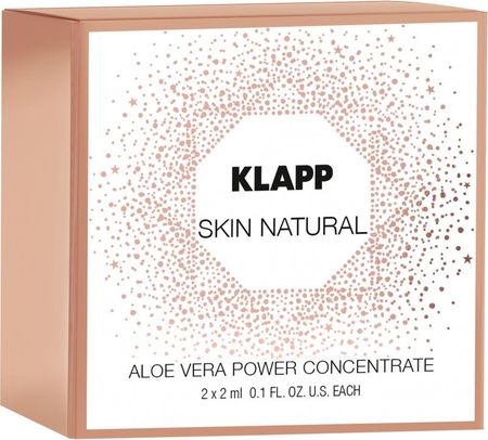 Serum do twarzy Klapp Skin Natural Aloe Vera Power Concentrate Ampuki  2X2Ml 4Ml - Opinie i ceny na Ceneo.pl