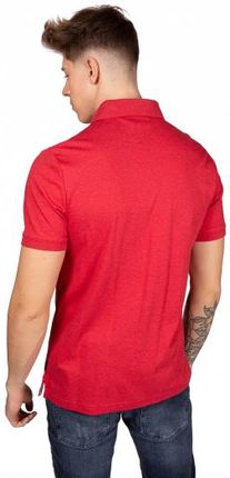 Calvin Klein Polo Męskie Liquid Touch Czerwony L - Ceny i opinie T-shirty i koszulki męskie UKNK