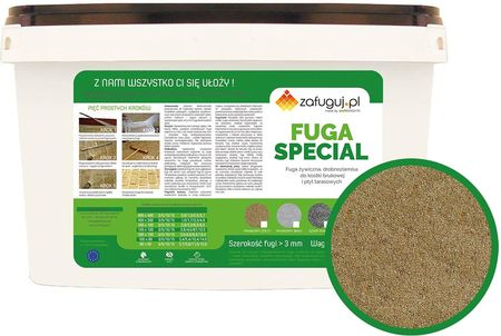 Zafuguj.Pl Profesjonalna Fuga Special – piaskowy żółty / fuga żywiczna do kostki brukowej