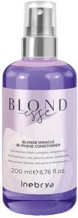 Inebrya Blondesse Blonde Miracle Bi Phase Conditioner Odżywka Dwufazowa Do Włosów Blond 200 ml