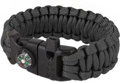 Zdjęcie Tm Bransoletka Paracord Z Kompasem 8'' Czarna (18070) Sp - Łódź