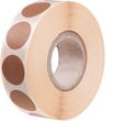 Zaklejki samoprzylepne do tarcz - brązowe 20 mm