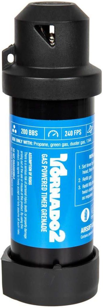 Airsoft Innovations Granat Asg Tornado 2 Czarny (Ari-04