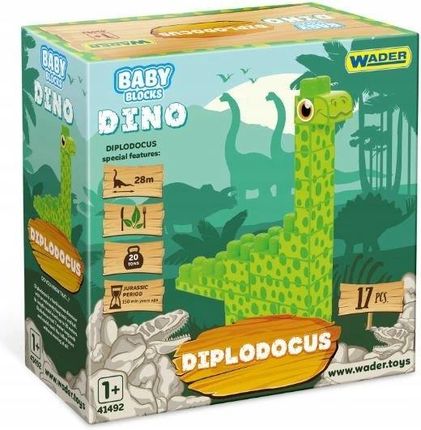 Wader Baby Blocks Dino Diplodok 41493