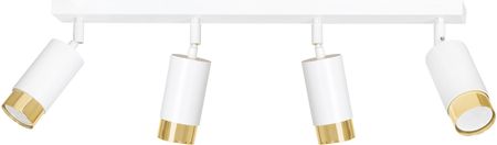 EMIBIG - LAMPA SUFITOWA HIRO 4 WH/GOLD 4XGU10 - BIAŁY/ZŁOTY - 963/4  9634