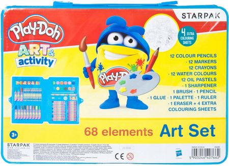 Hasbro Zestaw Artystyczny Play-doh Art 71 Elementów 412614