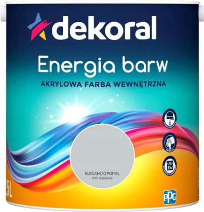 Dekoral Energia Barw Elegancki Popiel 2,5L