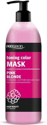 Chantal Prosalon Toning Color Mask maska tonująca kolor Pink Blonde 500g