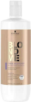 Schwarzkopf Blondme Cool Blondes Szampon Ochładzający Kolor 1000 ml