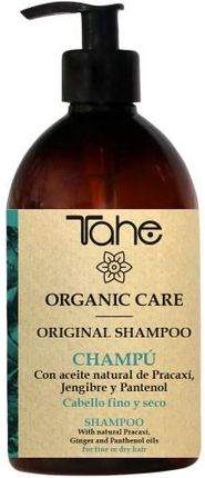 Tahe Organic Care Original Shampoo Szampon Do Włosów Cienkich I Suchych 500 ml