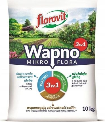 Wapno Nawozowe Florovit Mikroflora 3W1 10Kg