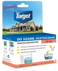 Tabletki Biologiczne Target Do Szamb I Oczyszczalni 12 Szt - Target
