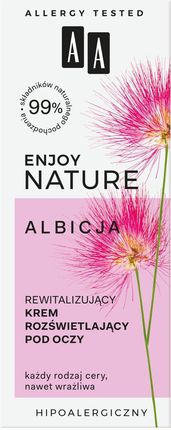 AA Enjoy Nature rewitalizujący krem rozświetlający pod oczy 15 ml