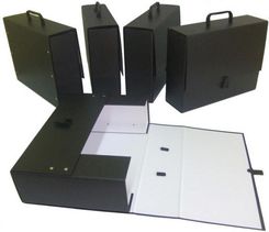 Zdjęcie Delfin Teczka Z Rączką 10Cm Maxi 2 Czarna - Korsze