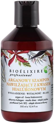 Bioelixire Professional Arganowy Szampon Z Kwasem Hialuronowym 300 ml