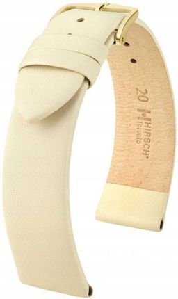 Beżowy pasek skórzany 16 mm HIRSCH Toronto 03702090-1-16 (L)