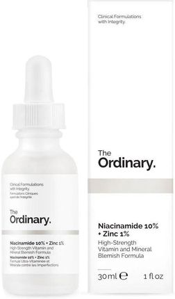 The Ordinary Niacynamid 10% + Cynk 1% Serum Przeciwko Niedoskonałościom Hydrators And Oils Niacinamide Zinc 30 ml