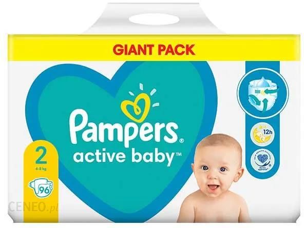 Pampers Pieluchy Active Baby Rozmiar 2, 96Szt.