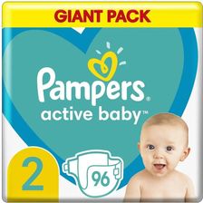 Pampers Pieluchy Active Baby Rozmiar 2, 96Szt.