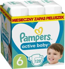 Pampers Pieluchy Active Baby Rozmiar 6 128Szt. - Pieluchy