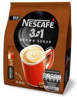 Nescafe Nescafé 3In1 Brown Sugar Rozpuszczalny Napój Kawowy 10 X 16,5G