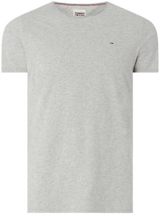 T shirt o kroju slim fit z wyhaftowanym logo model ‘Jaspe’ - Ceny i opinie T-shirty i koszulki męskie TIZQ
