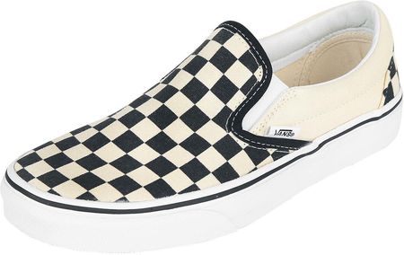 Vans Classic Slip On Checkerboard Buty sportowe czarny, biały (Old White)