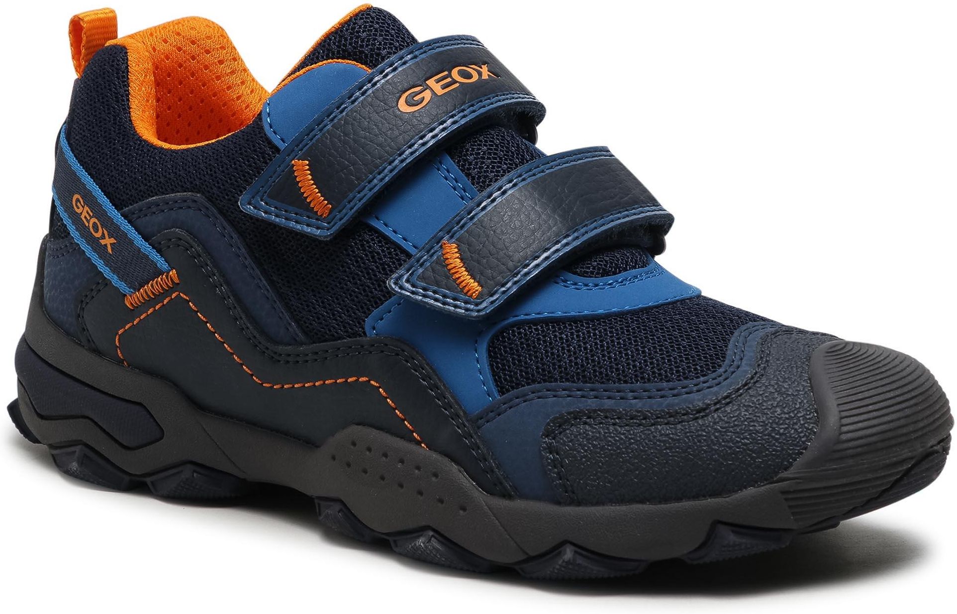 Geox Sneakersy - J Buller B. A J159Va 014Ce C0057 D Blue/Orange - Ceny ...