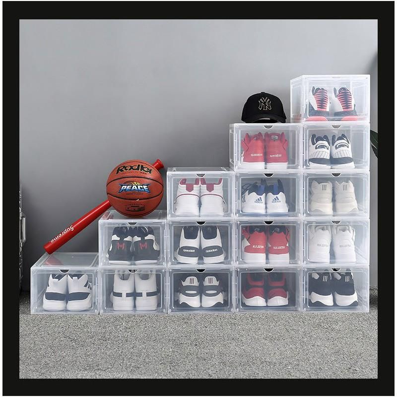 Goldstart Pudełka na buty 1szt. Czarny - zdjęcie 3 Goldstart Pudełka na buty 1szt. Czarny