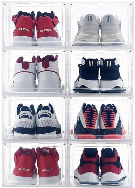 Goldstart Pudełka na buty 1szt. Czarny - zdjęcie 6 Goldstart Pudełka na buty 1szt. Czarny