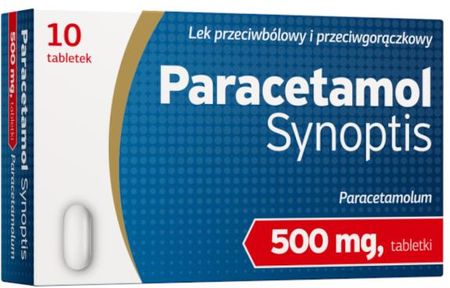 Paracetamol Synoptis 500 mg 10 tabl