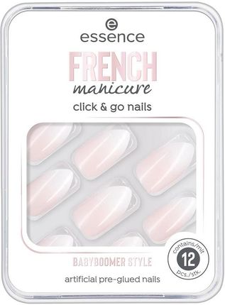 Essence French Manicure Click & Go Nails Sztuczne Paznokcie 02 Babyboomer Style 12Szt