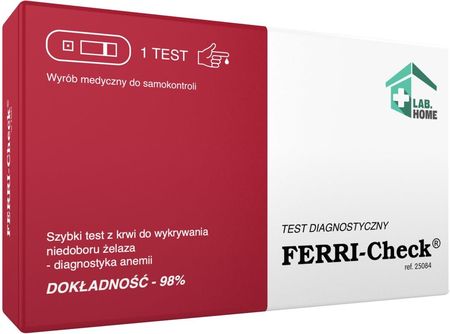Ferri-Check Test Na Niedobór Żelaza W Krwi Anemia